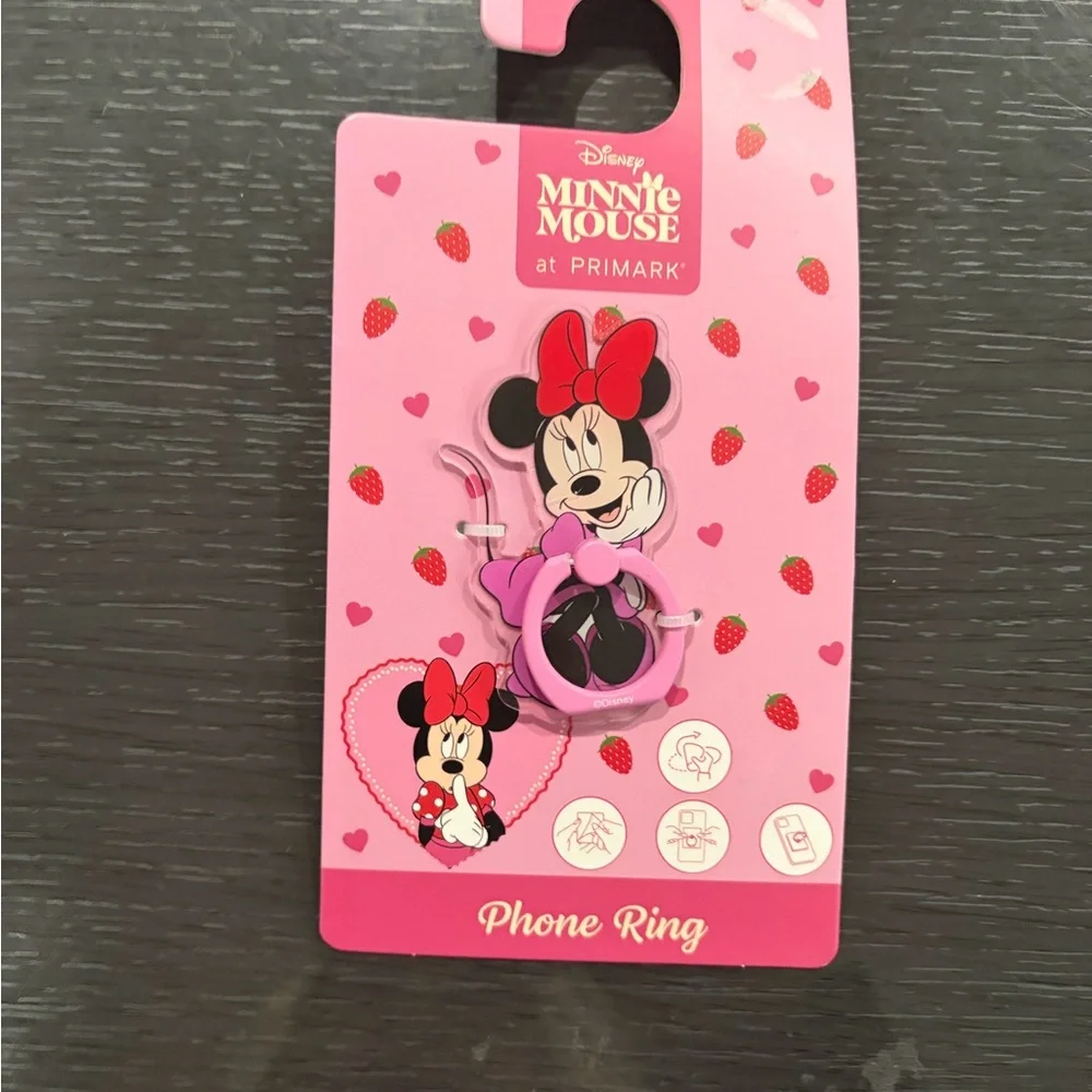 Disney Minnie Mouse Phone Ring - Red and Purple